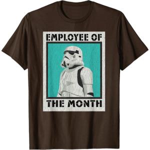 imageStar Wars Stormtrooper Employee of The Month TShirtBrown