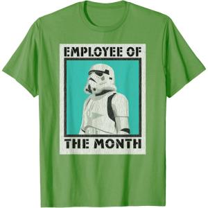 imageStar Wars Stormtrooper Employee of The Month TShirtGrass Green