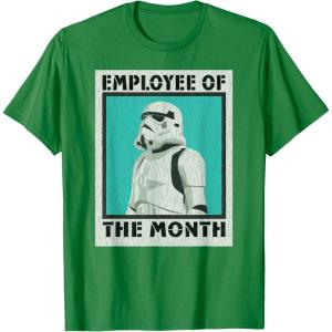 imageStar Wars Stormtrooper Employee of The Month TShirtKelly Green