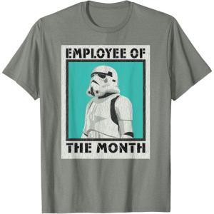 imageStar Wars Stormtrooper Employee of The Month TShirtOlive Heather
