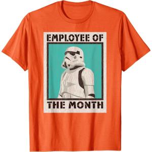 imageStar Wars Stormtrooper Employee of The Month TShirtOrange