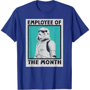 imageStar Wars Stormtrooper Employee of The Month TShirtRoyal Blue
