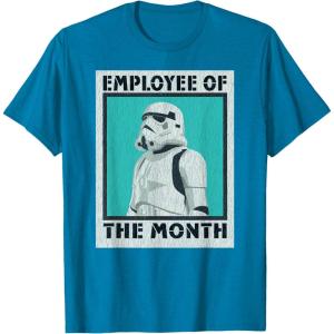 imageStar Wars Stormtrooper Employee of The Month TShirtSapphire Blue