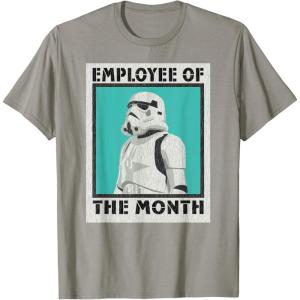 imageStar Wars Stormtrooper Employee of The Month TShirtSlate Grey