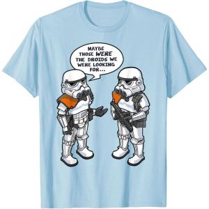 imageStar Wars Wrong Droids Funny Comic Disney TShirtBaby Blue