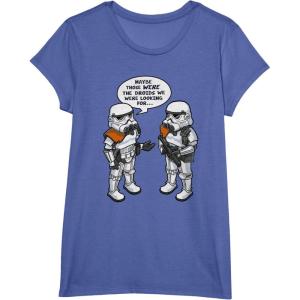 imageStar Wars Wrong Droids Funny Comic Disney TShirtBright Blue Heather
