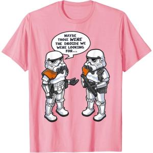 imageStar Wars Wrong Droids Funny Comic Disney TShirtPink