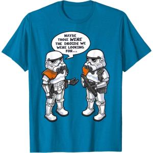 imageStar Wars Wrong Droids Funny Comic Disney TShirtSapphire Blue