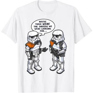 imageStar Wars Wrong Droids Funny Comic Disney TShirtWhite