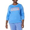 imageAmazon Essentials Disney  Marvel  Star Wars  Princess Womens Fleece Crew SweatshirtsMarvel Logo