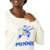imageAmazon Essentials Disney  Marvel  Star Wars  Princess Womens Fleece Crew SweatshirtsMinnie Joy