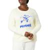 imageAmazon Essentials Disney  Marvel  Star Wars  Princess Womens Fleece Crew SweatshirtsMinnie Joy