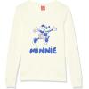 imageAmazon Essentials Disney  Marvel  Star Wars  Princess Womens Fleece Crew SweatshirtsMinnie Joy