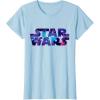 imageStar Wars Logo Retro 90s Galaxy TShirtBaby Blue