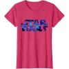 imageStar Wars Logo Retro 90s Galaxy TShirtRed Heather