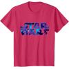 imageStar Wars Logo Retro 90s Galaxy TShirtRed Heather
