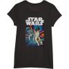imageStar Wars Vintage Cast Poster Disney TShirtBlack