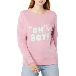 imageAmazon Essentials Disney  Marvel  Star Wars  Princess Womens Fleece Crew SweatshirtsMickey Oh Boy