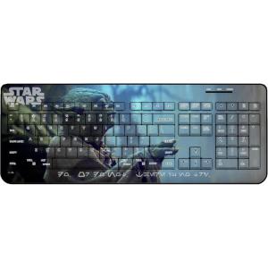 imageStar Wars Death Star Cinematic Moments Discovery Wireless USB KeyboardYoda