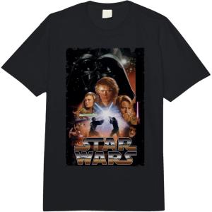 imageStar Wars Revenge Of The Sith Vintage Movie Poster Comfort Colors Adult Heavyweight TshirtBlack