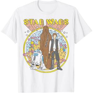 imageStar Wars Vintage Psych Rebels Disney TShirtWhite