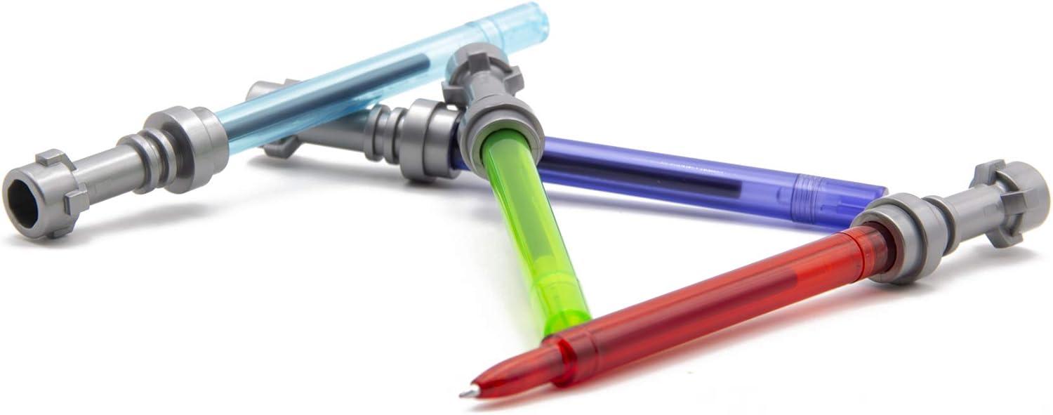 imageLego Star Wars Lightsaber Gel Pen Set  4 Pack Gel Pens 52875  Set for Back to School College or Office