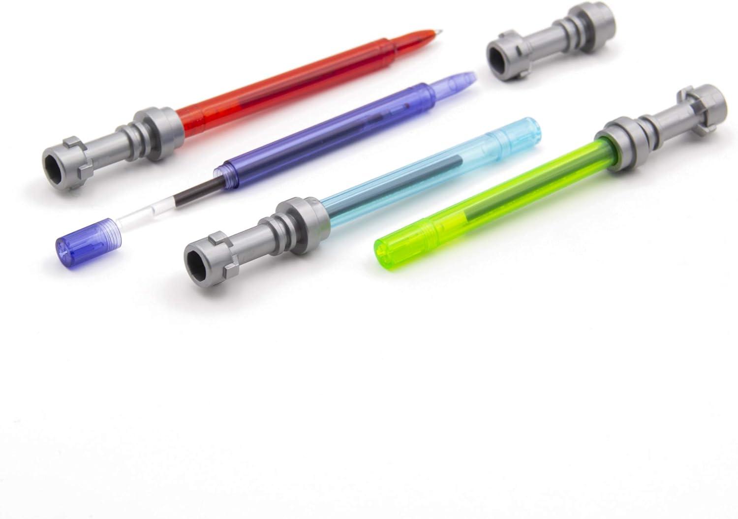 imageLego Star Wars Lightsaber Gel Pen Set  4 Pack Gel Pens 52875  Set for Back to School College or Office