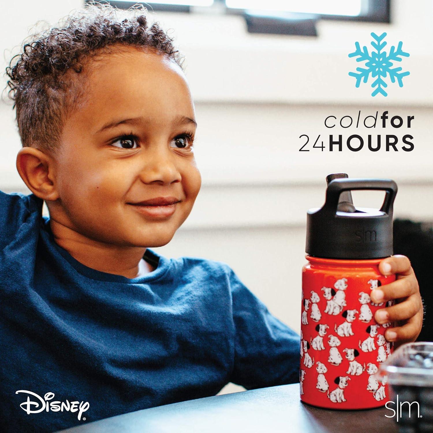 imageSimple Modern Kids Summit Water Bottle with Straw Lid  Star Wars R2D2 14oz Stainless Steel Cup Insulated Tumbler for Toddlers Boys School  R2D2DisneyTropical Stitch