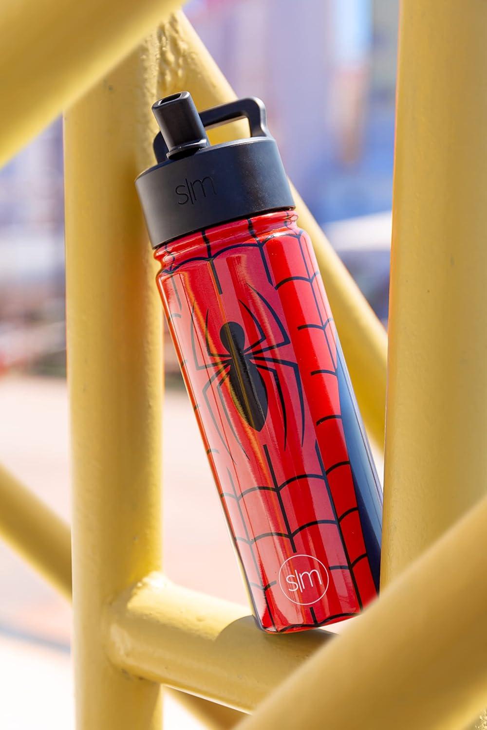 imageSimple Modern Kids Summit Water Bottle with Straw Lid  Star Wars R2D2 14oz Stainless Steel Cup Insulated Tumbler for Toddlers Boys School  R2D2MarvelSpider Armor