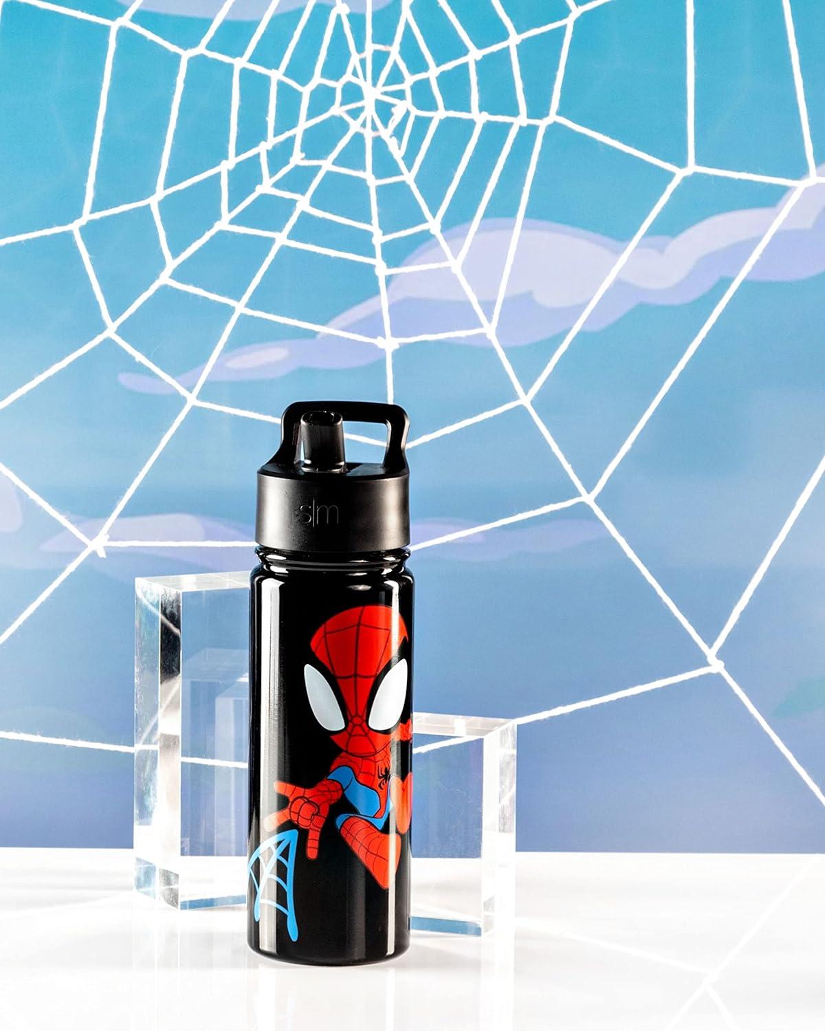 imageSimple Modern Kids Summit Water Bottle with Straw Lid  Star Wars R2D2 14oz Stainless Steel Cup Insulated Tumbler for Toddlers Boys School  R2D2MarvelSpidey Kid