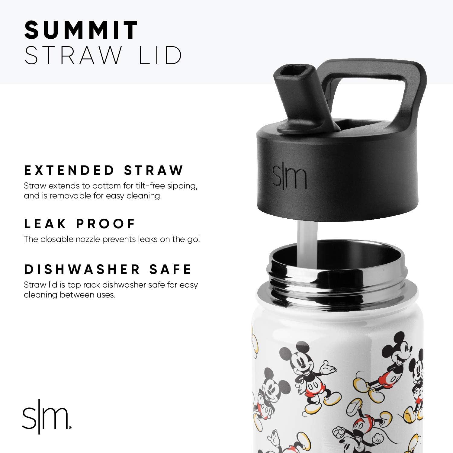 imageSimple Modern Kids Summit Water Bottle with Straw Lid  Star Wars R2D2 14oz Stainless Steel Cup Insulated Tumbler for Toddlers Boys School  R2D2Star WarsGrogu Force Strong