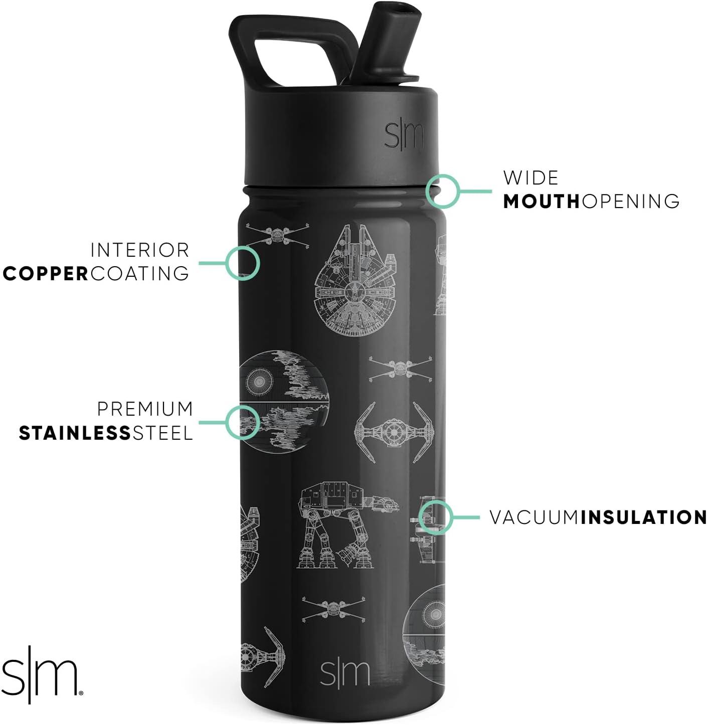imageSimple Modern Kids Summit Water Bottle with Straw Lid  Star Wars R2D2 14oz Stainless Steel Cup Insulated Tumbler for Toddlers Boys School  R2D2Star WarsVehicle Schematics