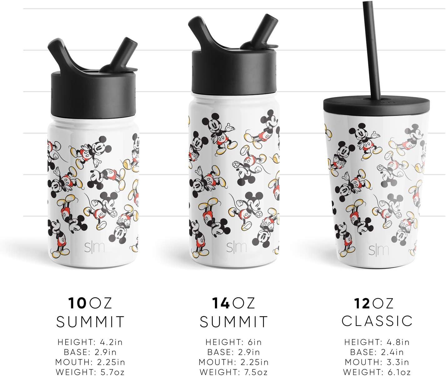 imageSimple Modern Kids Summit Water Bottle with Straw Lid  Star Wars R2D2 14oz Stainless Steel Cup Insulated Tumbler for Toddlers Boys School  R2D2Star WarsGrogu Force Strong