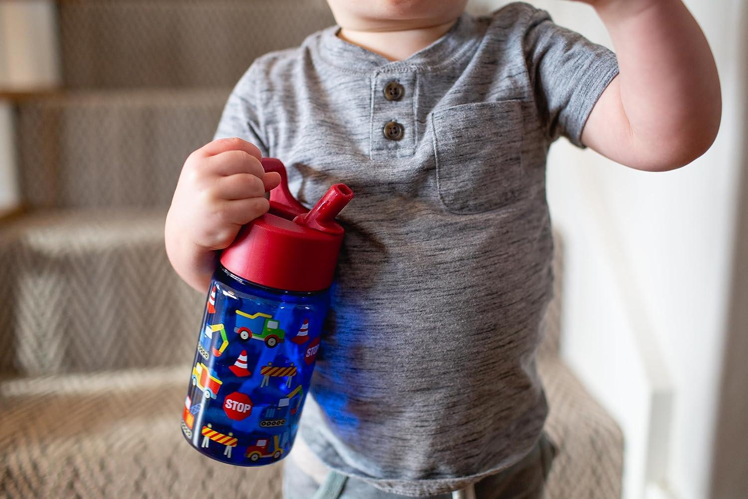 imageSimple Modern Star Wars The Mandalorian Baby Yoda Grogu Kids Water Bottle Plastic BPAFree Tritan Cup with Leak Proof Straw Lid  Durable for Toddlers Boys  Summit Collection  12ozSesame Street Pals
