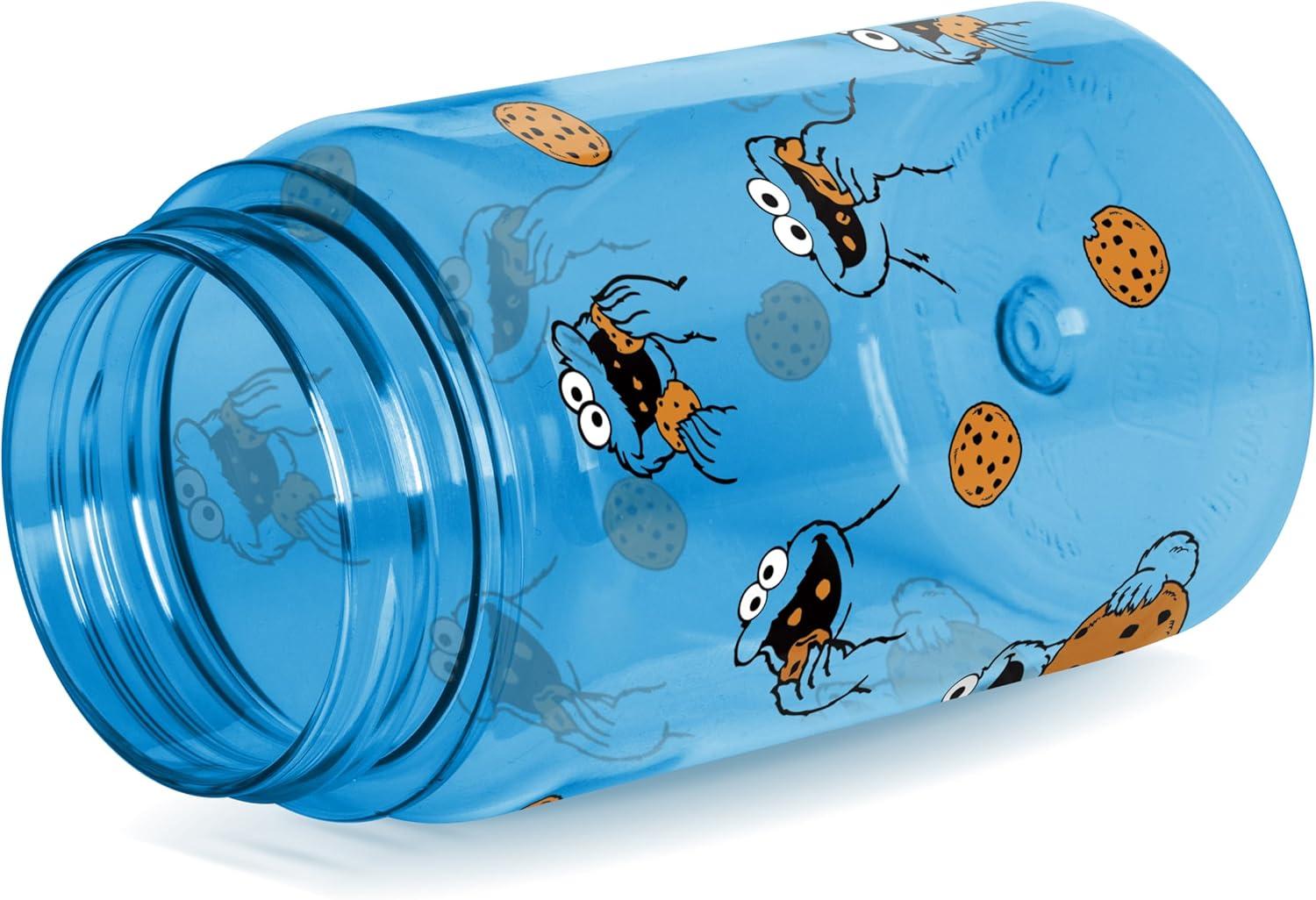 imageSimple Modern Star Wars The Mandalorian Baby Yoda Grogu Kids Water Bottle Plastic BPAFree Tritan Cup with Leak Proof Straw Lid  Durable for Toddlers Boys  Summit Collection  12ozSesame Street Cookie Monster Mashup