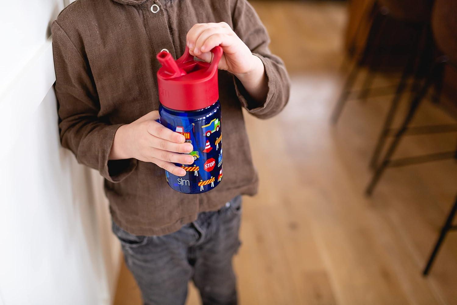 imageSimple Modern Star Wars The Mandalorian Baby Yoda Grogu Kids Water Bottle Plastic BPAFree Tritan Cup with Leak Proof Straw Lid  Durable for Toddlers Boys  Summit Collection  12ozPeppa Pig Bubbles