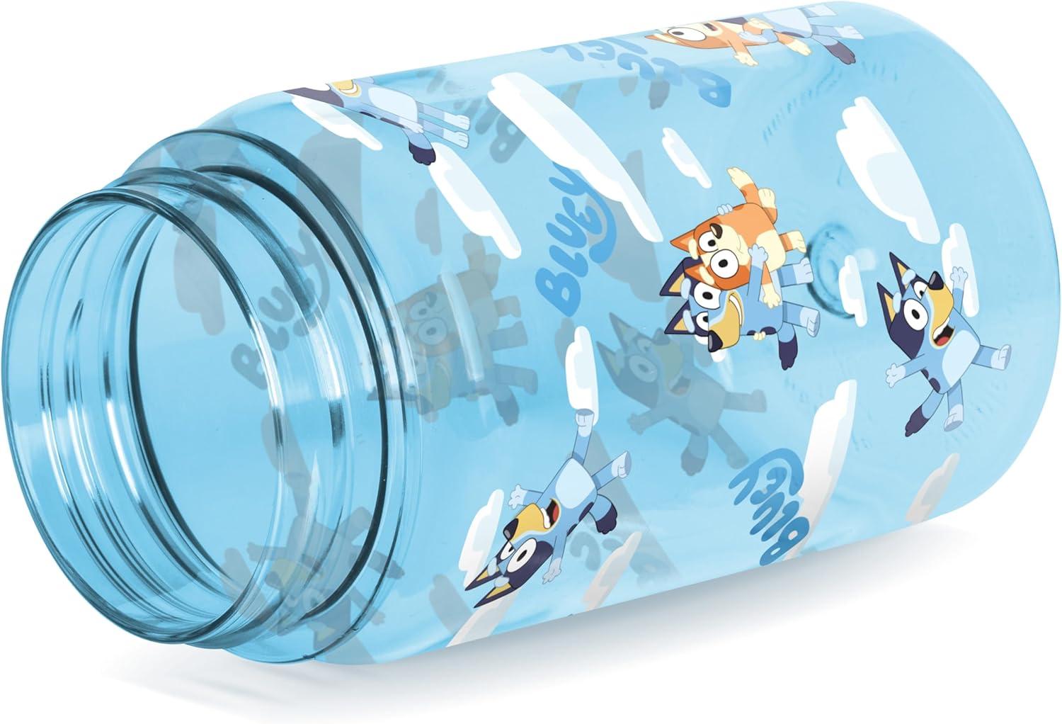 imageSimple Modern Star Wars The Mandalorian Baby Yoda Grogu Kids Water Bottle Plastic BPAFree Tritan Cup with Leak Proof Straw Lid  Durable for Toddlers Boys  Summit Collection  12ozBluey Sky