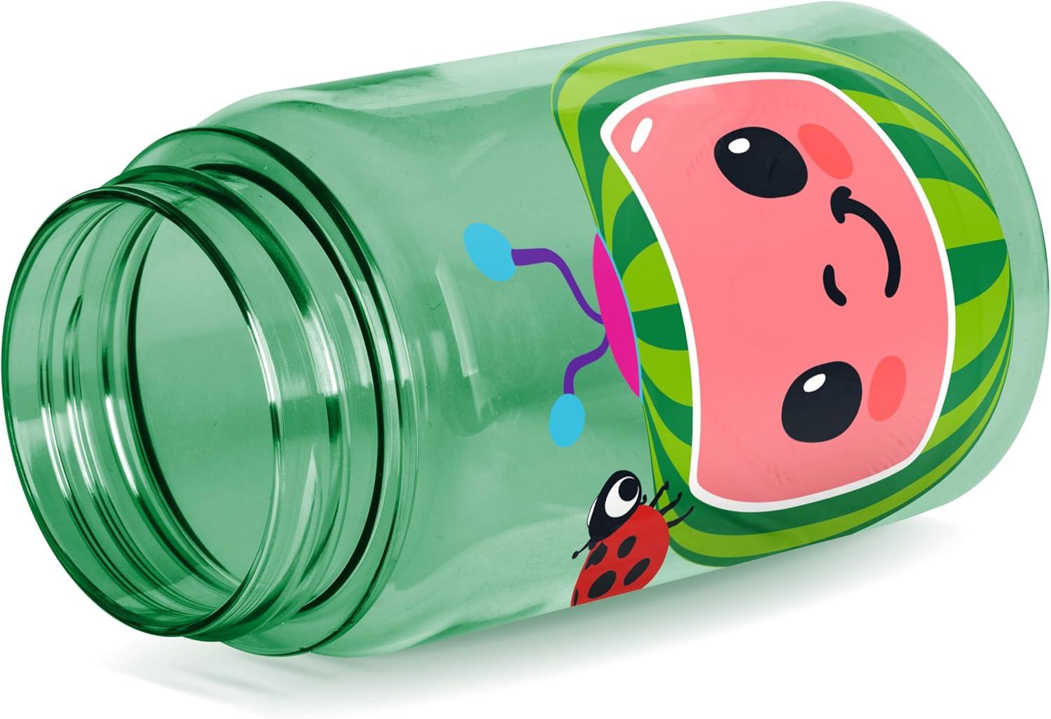 imageSimple Modern Star Wars The Mandalorian Baby Yoda Grogu Kids Water Bottle Plastic BPAFree Tritan Cup with Leak Proof Straw Lid  Durable for Toddlers Boys  Summit Collection  12ozCoComelon Watermelon
