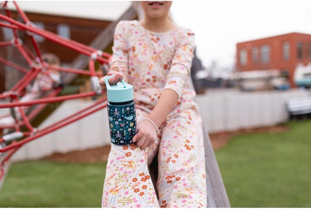 imageSimple Modern Star Wars The Mandalorian Baby Yoda Grogu Kids Water Bottle Plastic BPAFree Tritan Cup with Leak Proof Straw Lid  Durable for Toddlers Boys  Summit Collection  12oz Solar System