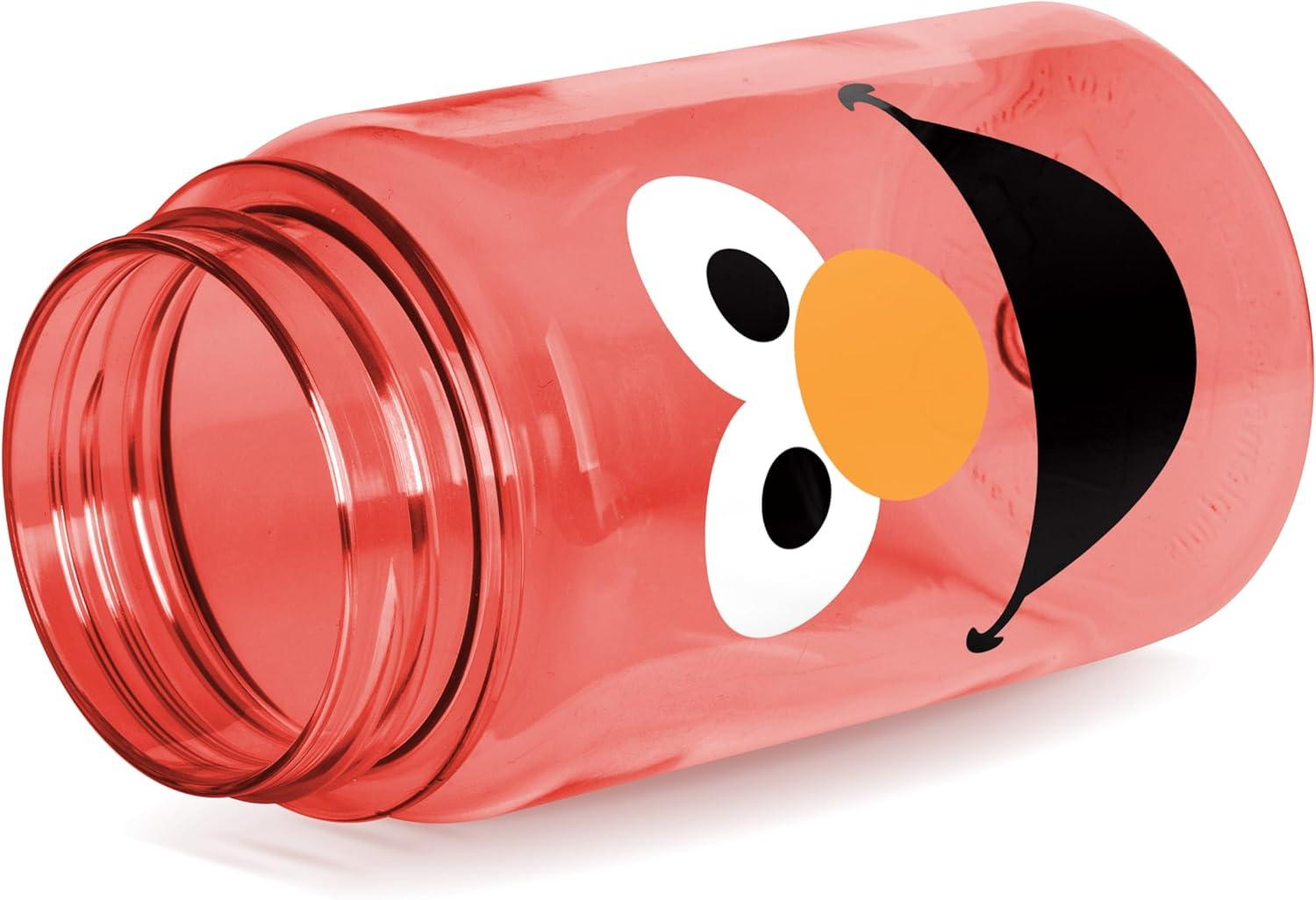 imageSimple Modern Star Wars The Mandalorian Baby Yoda Grogu Kids Water Bottle Plastic BPAFree Tritan Cup with Leak Proof Straw Lid  Durable for Toddlers Boys  Summit Collection  12ozSesame Street Elmo Big Face