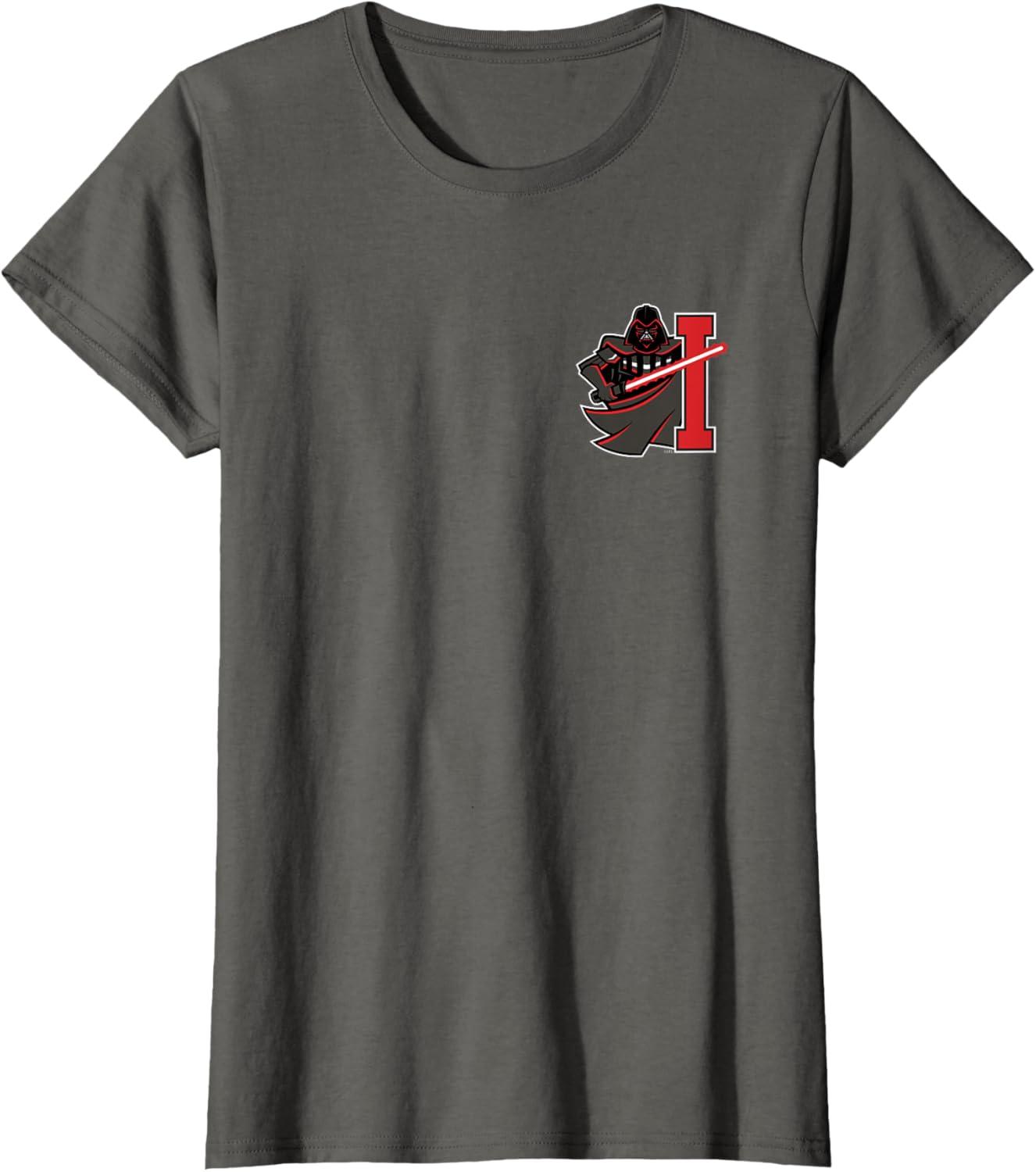imageStar Wars Darth Vader Imperials 77 Collegiate Team 2Sided TShirtAsphalt Grey