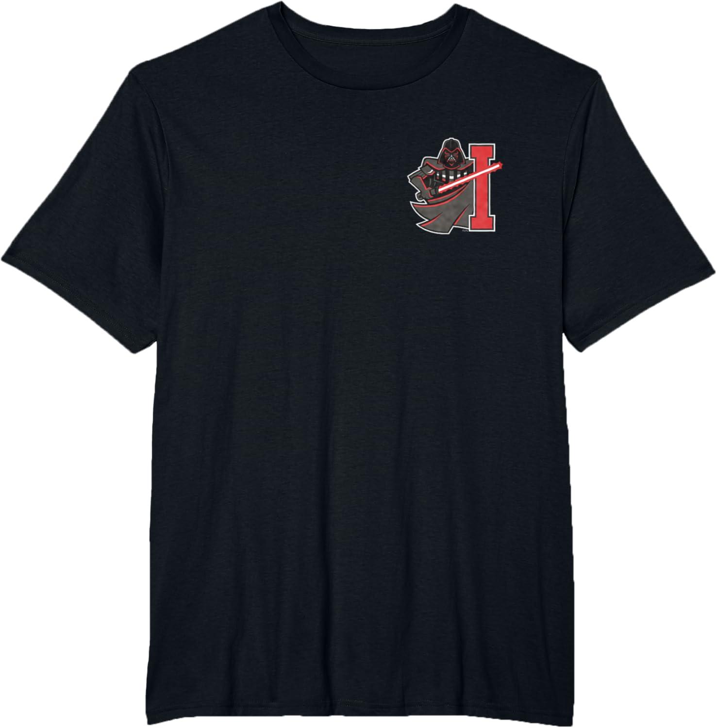 imageStar Wars Darth Vader Imperials 77 Collegiate Team 2Sided TShirtBlack