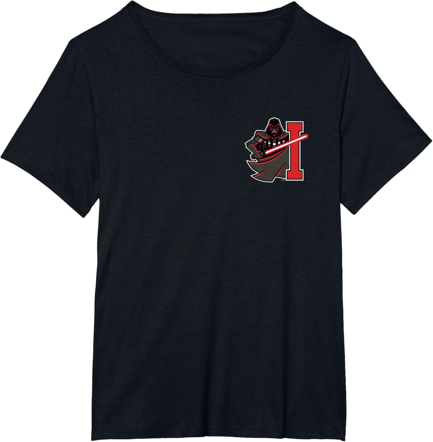 imageStar Wars Darth Vader Imperials 77 Collegiate Team 2Sided TShirtBlack
