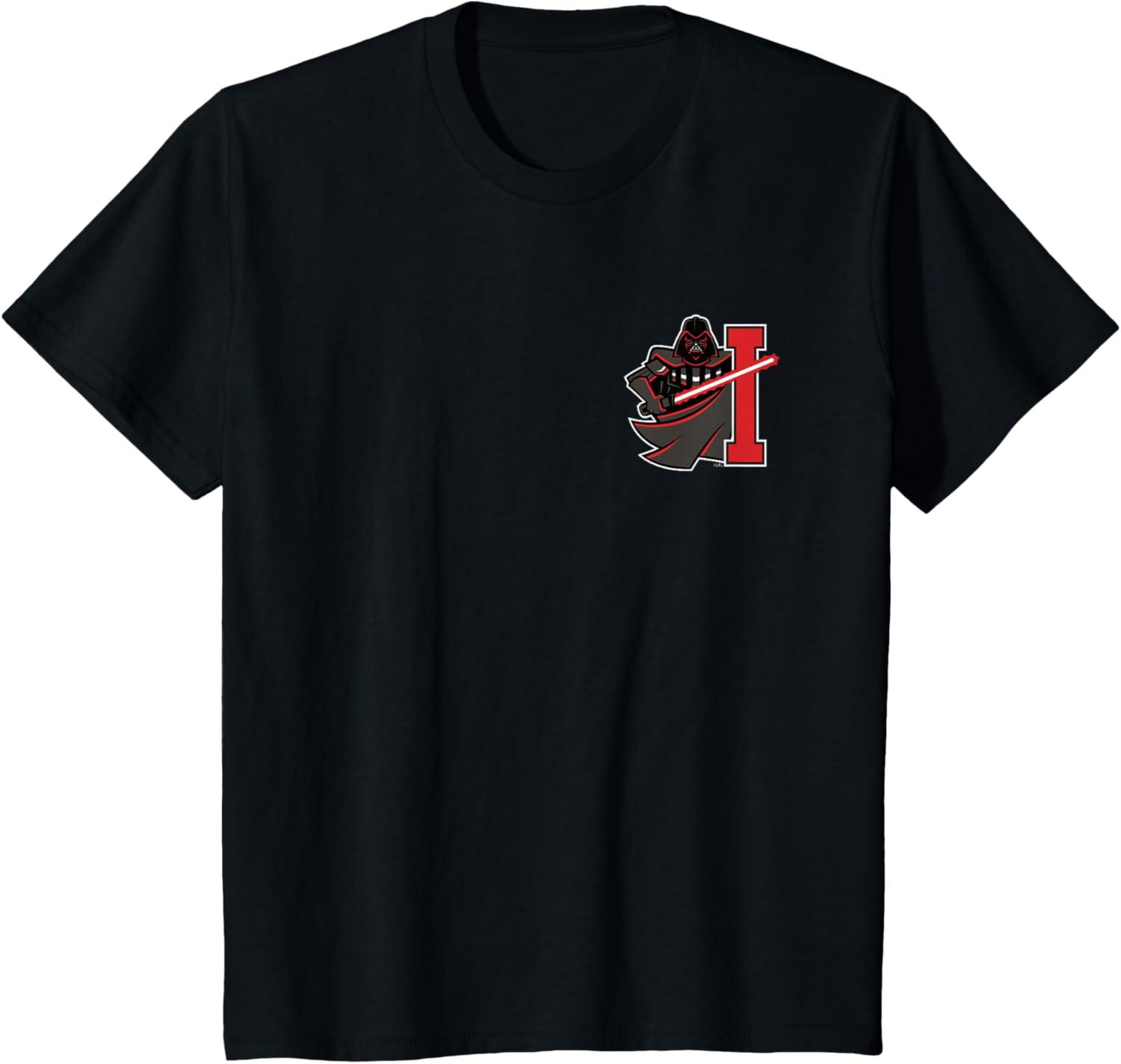 imageStar Wars Darth Vader Imperials 77 Collegiate Team 2Sided TShirtBlack