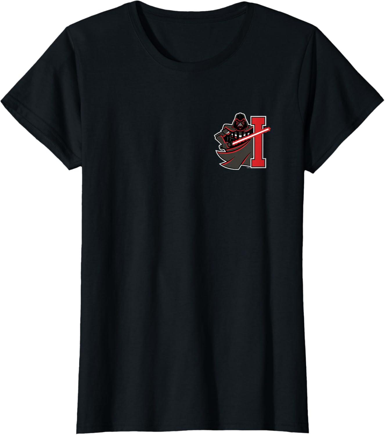 imageStar Wars Darth Vader Imperials 77 Collegiate Team 2Sided TShirtBlack