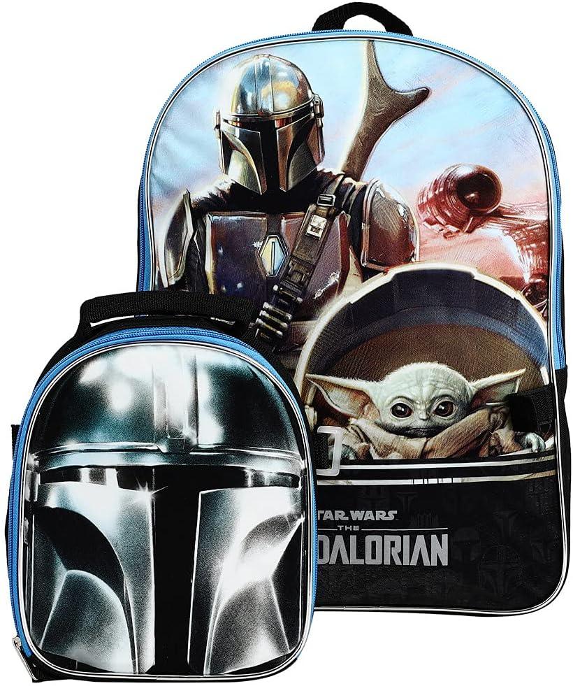 imageStar Wars The Mandalorian Grogu Backpack with Lunch Box