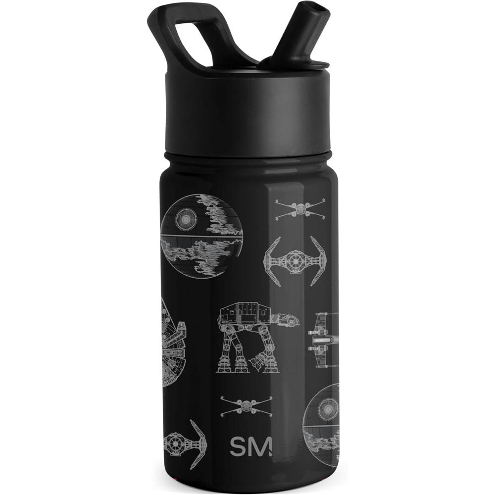 imageSimple Modern Kids Summit Water Bottle with Straw Lid  Star Wars R2D2 14oz Stainless Steel Cup Insulated Tumbler for Toddlers Boys School  R2D2Star WarsVehicle Schematics