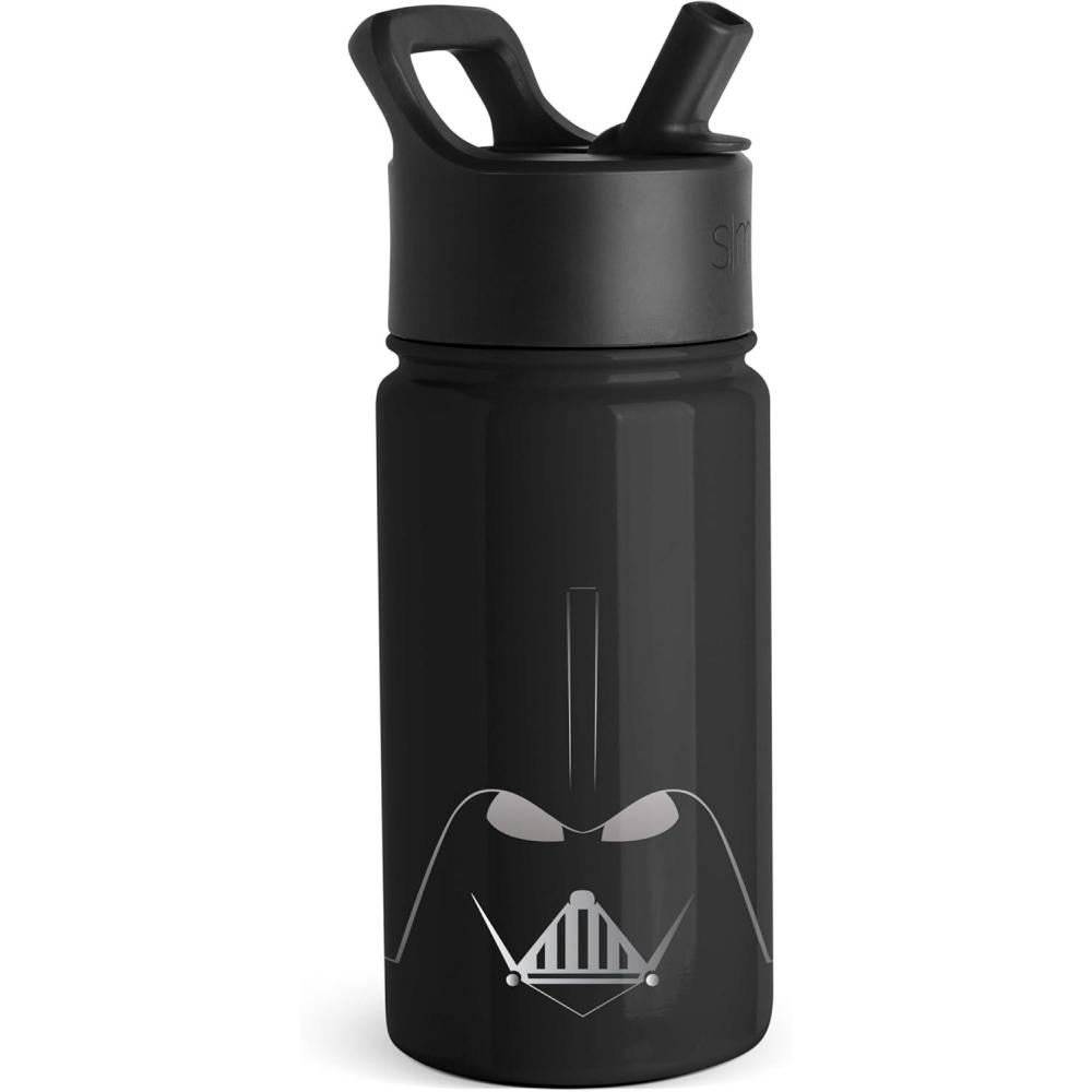 imageSimple Modern Kids Summit Water Bottle with Straw Lid  Star Wars R2D2 14oz Stainless Steel Cup Insulated Tumbler for Toddlers Boys School  R2D2Star WarsDarth Vader