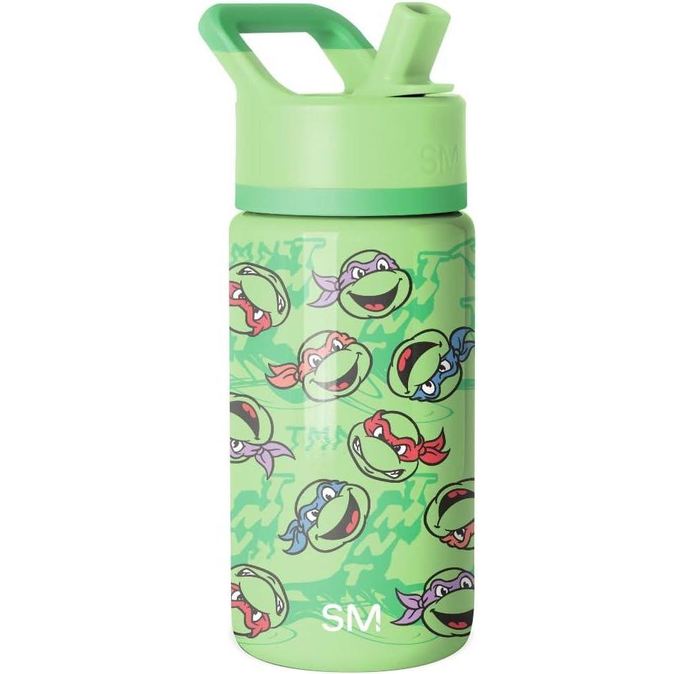 imageSimple Modern Kids Summit Water Bottle with Straw Lid  Star Wars R2D2 14oz Stainless Steel Cup Insulated Tumbler for Toddlers Boys School  R2D2TMNT Mutant Ooze