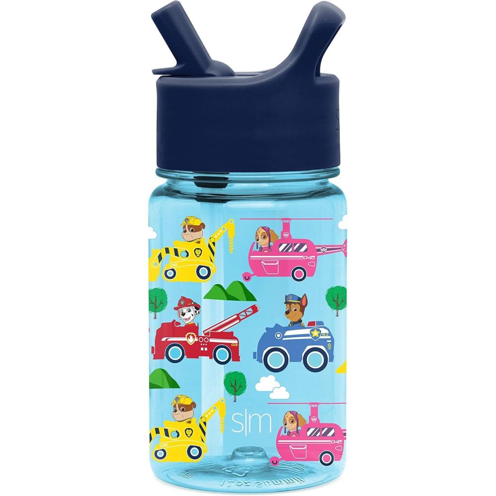 imageSimple Modern Star Wars The Mandalorian Baby Yoda Grogu Kids Water Bottle Plastic BPAFree Tritan Cup with Leak Proof Straw Lid  Durable for Toddlers Boys  Summit Collection  12ozViacomPaw Patrol Adventures